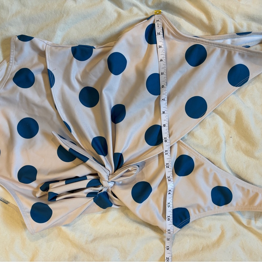 💋3 for $25 IMAGINE Perry One Piece bathing suite with polka dots - Picture 5 of 11